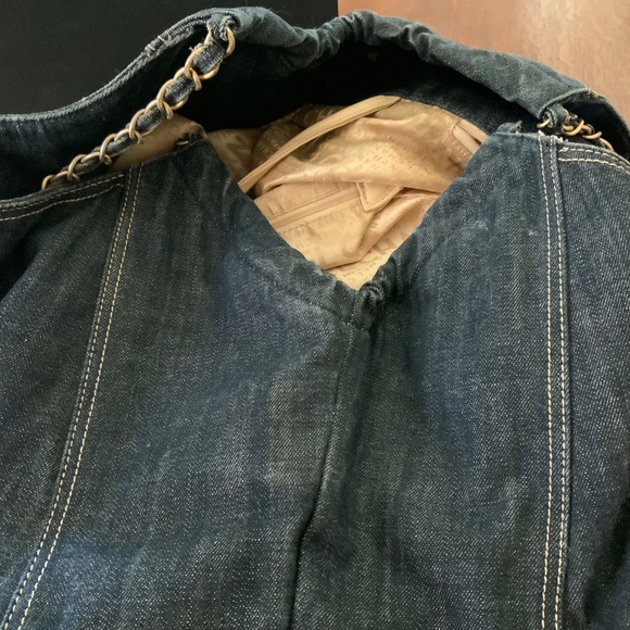 CHANEL COCO CABAS DENIM TOTE BAG RARE 2006-2008 - Picture 13 of 14